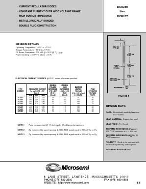 DCR255 Datasheet PDF Microsemi Corporation