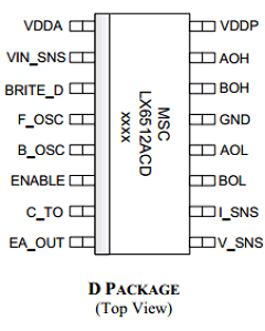 LX6512A Datasheet PDF Microsemi Corporation