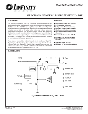 SG1532T Datasheet PDF Microsemi Corporation