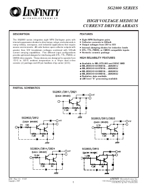 JAN2804J Datasheet PDF Microsemi Corporation