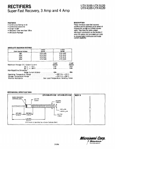 UTX-4120 Datasheet PDF Microsemi Corporation
