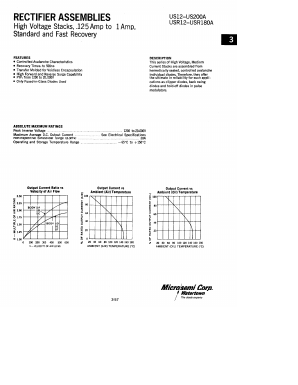 USR80A Datasheet PDF Microsemi Corporation