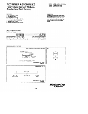 UDA5 Datasheet PDF Microsemi Corporation