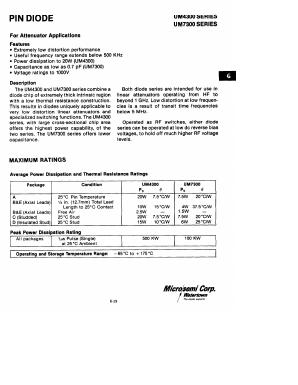 UM4302 Datasheet PDF Microsemi Corporation