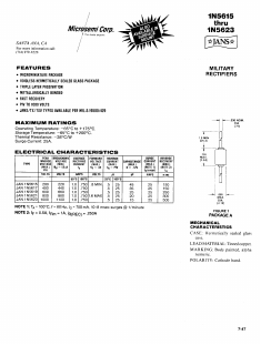 JANTXV1N5615 Datasheet PDF Microsemi Corporation