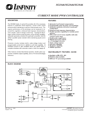 SG2846Q Datasheet PDF Microsemi Corporation