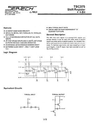 TC375AL/CL Datasheet PDF Microsemi Corporation