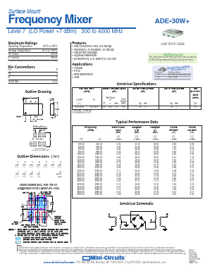 ADE-30W Datasheet PDF Minicircuits