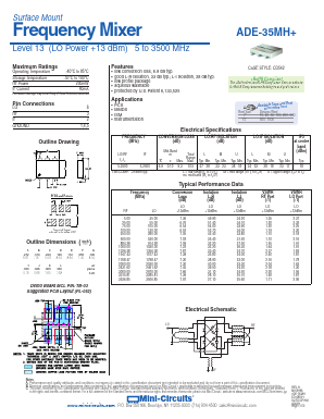 ADE-35MH Datasheet PDF Minicircuits