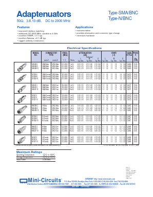 SF-BM-6 Datasheet PDF Minicircuits
