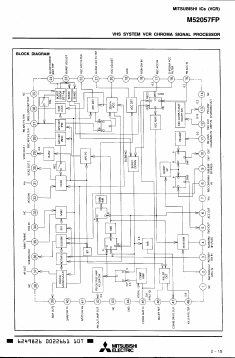 M52057 Datasheet PDF MITSUBISHI ELECTRIC 