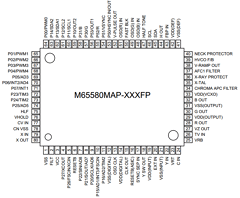 M65580MAP-XXXFP Datasheet PDF MITSUBISHI ELECTRIC 