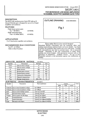 GFC1801 Datasheet PDF MITSUBISHI ELECTRIC 