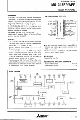 M51348FP Datasheet PDF MITSUBISHI ELECTRIC 