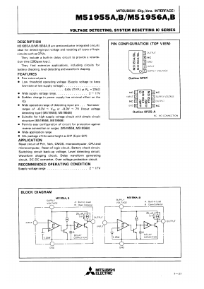 M51955ABL Datasheet PDF MITSUBISHI ELECTRIC 