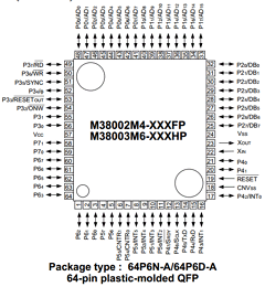 M38001E1-XXXSP Datasheet PDF Mitsumi