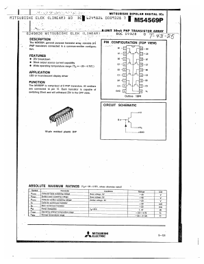 M54569P Datasheet PDF Mitsumi