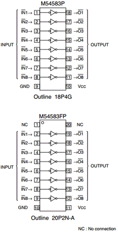 M54583P Datasheet PDF Mitsumi