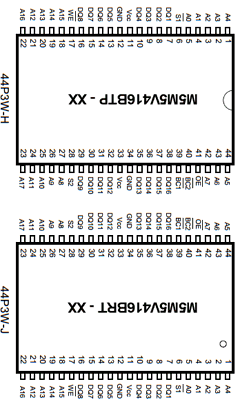 M5M5V416BTP-10HI Datasheet PDF Mitsumi