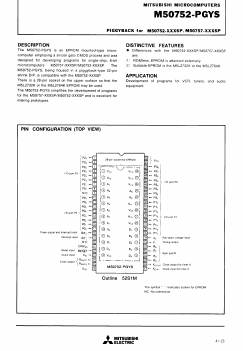 M50752-PGYS Datasheet PDF Mitsumi