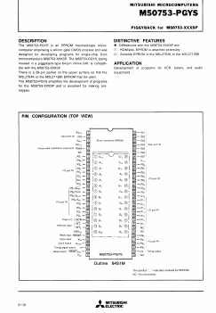 M50753-PGYS Datasheet PDF Mitsumi