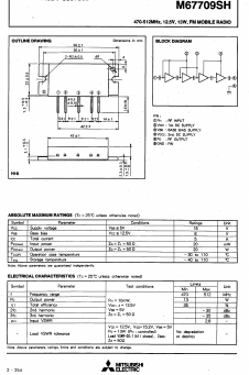M67709SH Datasheet PDF Mitsumi