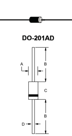 1N5821 Datasheet PDF Mospec Semiconductor