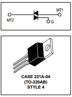 MAC212A Datasheet PDF Motorola => Freescale