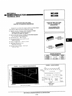 MC1408 Datasheet PDF Motorola => Freescale