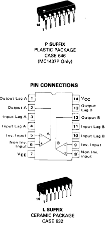 MC1437P Datasheet PDF Motorola => Freescale