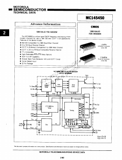 MC145450L Datasheet PDF Motorola => Freescale