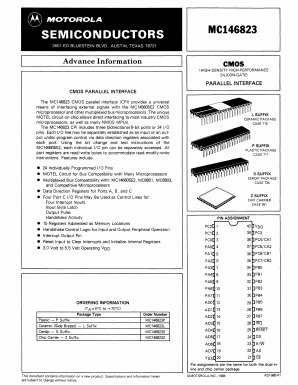 MC146823Z Datasheet PDF Motorola => Freescale