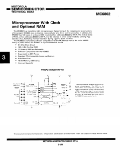 MC6802CS Datasheet PDF Motorola => Freescale