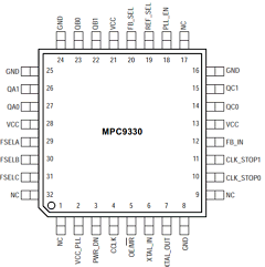 MPC9330FA Datasheet PDF Motorola => Freescale