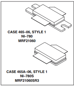 MRF21060R3 Datasheet PDF Motorola => Freescale