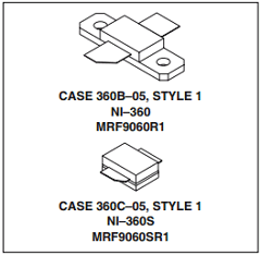 MRF9060SR1 Datasheet PDF Motorola => Freescale