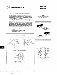 MC4024L Datasheet PDF Motorola => Freescale