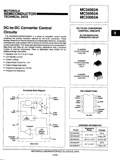 MC35063A Datasheet PDF Motorola => Freescale