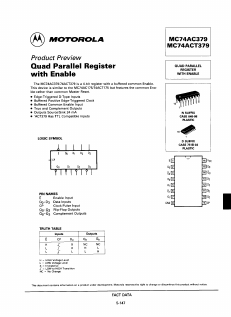 MC74AC379 Datasheet PDF Motorola => Freescale