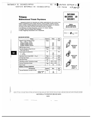 SC2603 Datasheet PDF Motorola => Freescale