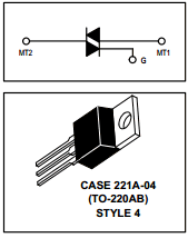 MAC223-8 Datasheet PDF Motorola => Freescale