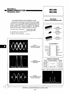 MC1596 Datasheet PDF Motorola => Freescale