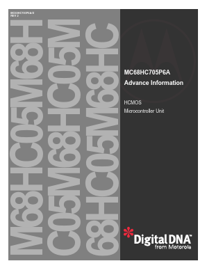 M68HC05M68H Datasheet PDF Motorola => Freescale