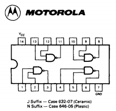 SN74LS00 Datasheet PDF Motorola => Freescale