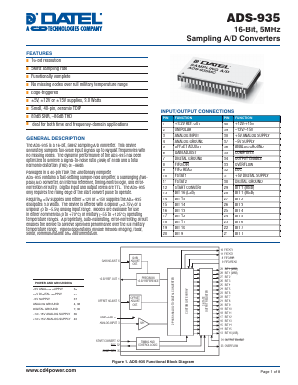 ADS-935MC Datasheet PDF Murata Power Solutions