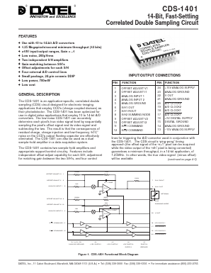 CDS-1401 Datasheet PDF Murata Power Solutions