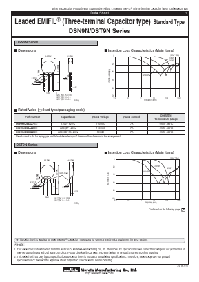 DST9NC51H223Q54B Datasheet PDF Murata Manufacturing