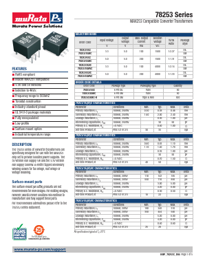 78253/35MC-R Datasheet PDF Murata Manufacturing