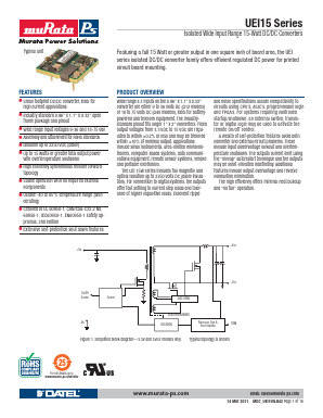 UEI15-033-Q12NML2-C Datasheet PDF Murata Manufacturing