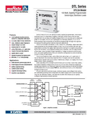 DTL2A Datasheet PDF Murata Manufacturing